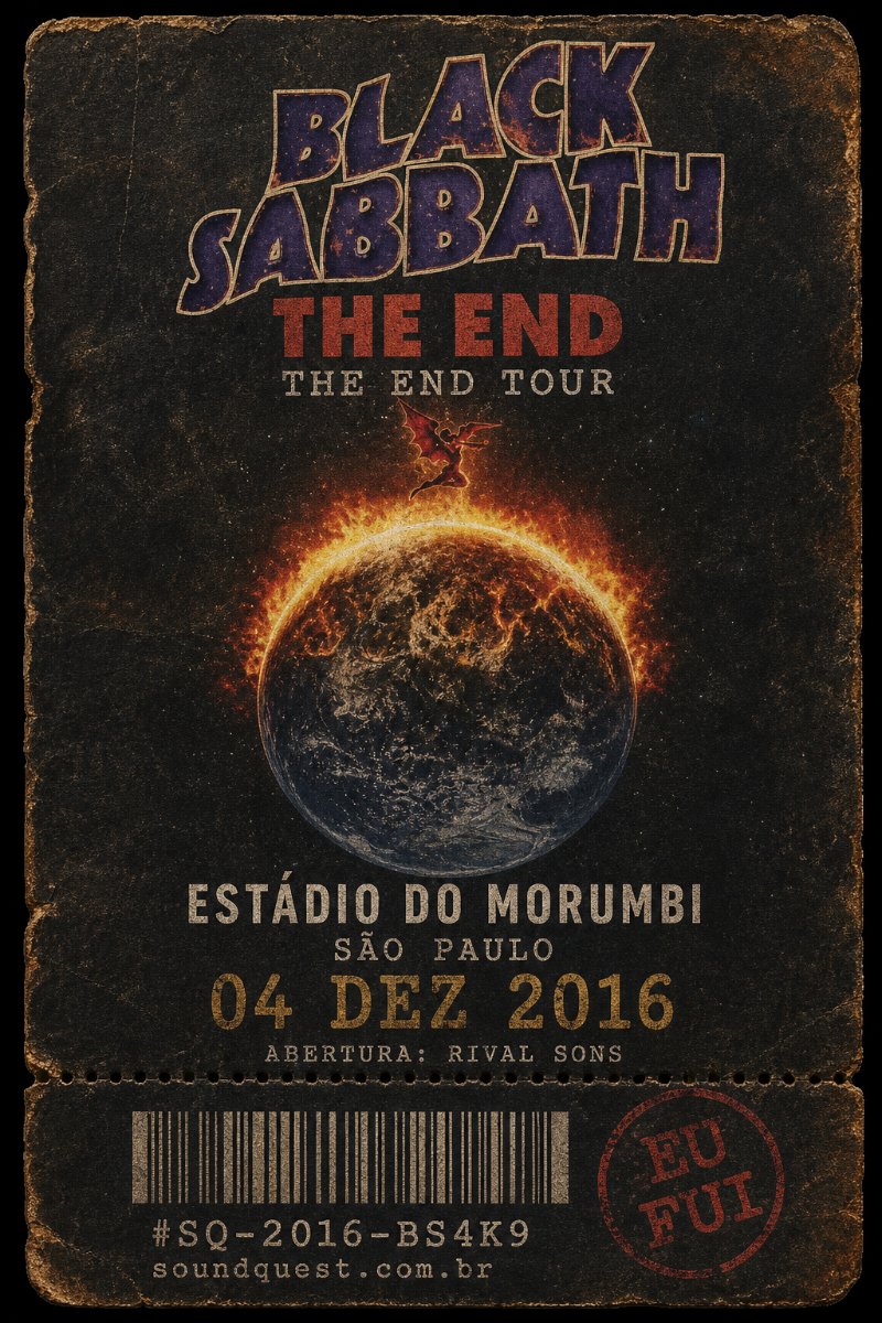 Black Sabbath – The End – São Paulo 2016
